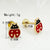 1 Pair Simple Style Geometric Inlay Stainless Steel Rhinestones Gold Plated Ear Studs