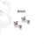 1 Pair Simple Style Geometric Metal Plating Ear Studs