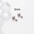 1 Pair Simple Style Geometric Metal Plating Ear Studs