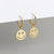 1 Pair Simple Style Geometric Plating Copper Drop Earrings