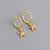 1 Pair Simple Style Geometric Plating Copper Drop Earrings