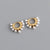 1 Pair Simple Style Geometric Plating Copper Drop Earrings