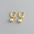 1 Pair Simple Style Geometric Plating Copper Drop Earrings