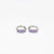 1 Pair Simple Style Geometric Plating Inlay Stainless Steel Zircon Earrings