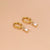 1 Pair Simple Style Geometric Rectangle Gold Plated Stainless Steel Zircon Gold Plated Earrings