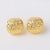 1 Pair Simple Style Geometric Solid Color Plating Copper Ear Studs