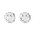 1 Pair Simple Style Geometric Sterling Silver Plating Ear Studs