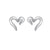 1 Pair Simple Style Geometric Sterling Silver Plating Ear Studs