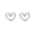 1 Pair Simple Style Geometric Sterling Silver Plating Ear Studs