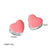 1 Pair Simple Style Heart Shape Polishing Plating Stainless Steel 18k Gold Plated Ear Studs