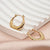 1 Pair Simple Style Heart Shape Solid Color Plating Stainless Steel 18k Gold Plated Earrings