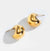 1 Pair Simple Style Knot Titanium Steel Plating Ear Studs