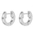 1 Pair Simple Style Oval Plating Stainless Steel Earrings