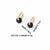 1 Pair Simple Style Oval Plating Stainless Steel Gold Plated Earrings