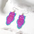 1 Pair Simple Style Owl Butterfly Hollow Out Iron Drop Earrings