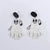 1 Pair Simple Style Pumpkin Printing Arylic Drop Earrings