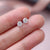 1 Pair Simple Style Round Inlay Sterling Silver Zircon Ear Studs