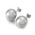 1 Pair Simple Style Round Plating Stainless Steel Ear Studs