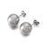 1 Pair Simple Style Round Plating Stainless Steel Ear Studs