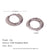 1 Pair Simple Style Round Solid Color Plating Inlay Stainless Steel Zircon 18k Gold Plated Hoop Earrings