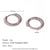 1 Pair Simple Style Round Solid Color Plating Inlay Stainless Steel Zircon 18k Gold Plated Hoop Earrings