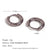 1 Pair Simple Style Round Solid Color Plating Inlay Stainless Steel Zircon 18k Gold Plated Hoop Earrings