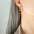 1 Pair Simple Style Snake Plating Titanium Steel Earrings