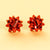 1 Pair Simple Style Snowflake Irregular Alloy Ear Studs