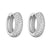 1 Pair Simple Style Solid Color Inlay Copper Zircon Earrings