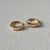 1 Pair Simple Style Solid Color Inlay Titanium Steel Zircon Earrings