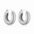 1 Pair Simple Style Solid Color Plating Copper Gold Plated Earrings