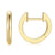 1 Pair Simple Style Solid Color Plating Copper Gold Plated Earrings