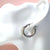 1 Pair Simple Style Solid Color Plating Stainless Steel Hoop Earrings