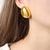 1 Pair Simple Style Solid Color Plating Titanium Steel 18k Gold Plated Ear Studs