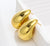 1 Pair Simple Style Solid Color Stainless Steel Ear Studs