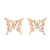 1 Pair Simple Style Solid Color Stainless Steel Plating Gold Plated Ear Studs