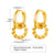 1 Pair Simple Style Star Plating Inlay Stainless Steel Zircon 18k Gold Plated Drop Earrings