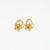 1 Pair Simple Style Star Titanium Steel Plating Drop Earrings