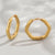 1 Pair Simple Style Triangle Circle Heart Shape Stainless Steel Hoop Earrings