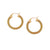 1 Pair Simple Style U Shape Circle Stainless Steel Plating Hoop Earrings