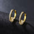 1 Pair Simple Style U Shape Plating Inlay Copper Zircon Earrings