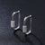 1 Pair Simple Style U Shape Plating Inlay Copper Zircon Earrings