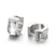 1 Pair Simple Style U Shape Plating Inlay Titanium Steel Glass Earrings