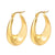 1 Pair Simple Style U Shape Plating Stainless Steel 18k Gold Plated Earrings