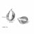 1 Pair Simple Style U Shape Round Solid Color Polishing Plating Stainless Steel 18k Gold Plated Earrings