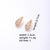 1 Pair Simple Style Water Droplets Plating Hollow Out Inlay Copper Zircon White Gold Plated Gold Plated Ear Studs