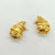 1 Pair Simple Style Water Droplets Solid Color Plating Copper Ear Studs