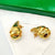 1 Pair Simple Style Water Droplets Solid Color Plating Copper Ear Studs