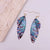 1 Pair Simple Style Wings Copper Epoxy Women's Drop Earrings