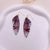 1 Pair Simple Style Wings Copper Epoxy Women's Drop Earrings